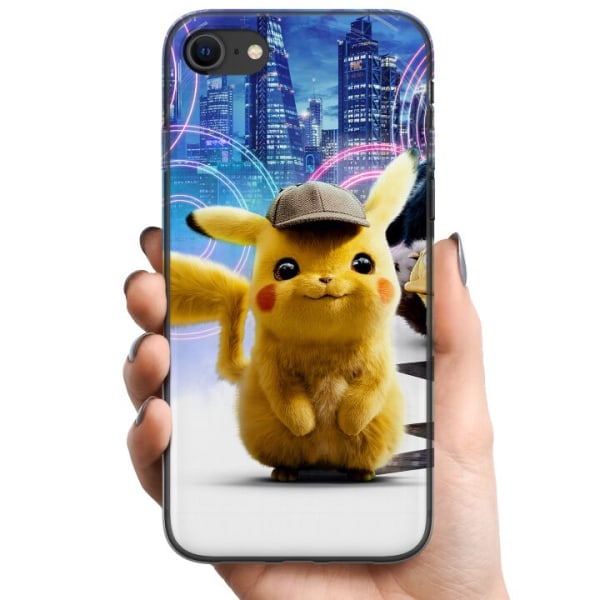 Apple iPhone 7 TPU Mobilcover Detektiv Pikachu