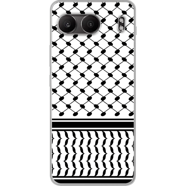 OnePlus Nord 4 Gjennomsiktig deksel Keffiyeh mønster