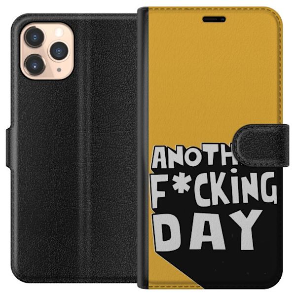Apple iPhone 11 Pro Tegnebogsetui Another Day Tekstmotiv Humor Streetwear Grafisk Rå Stil Populært Livsstil By Mode Design