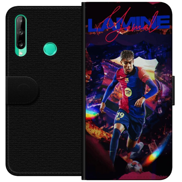 Huawei P40 lite E Tegnebogsetui Yamal Rising Talent FC Barcelona Spiller Ung Fodboldstjerne Populært Motiv Sport Spanien Talent