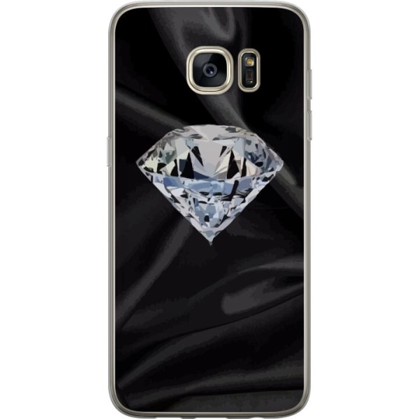 Samsung Galaxy S7 edge Gjennomsiktig deksel Silke Diamant
