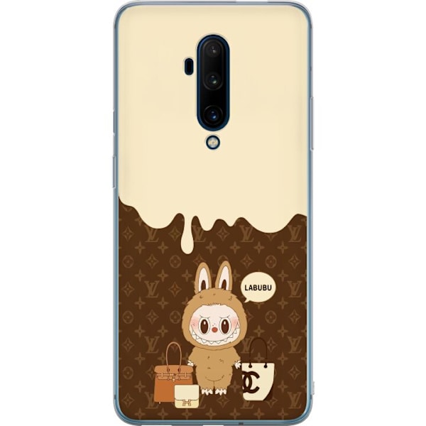 OnePlus 7T Pro Läpinäkyvä kuori Labubu Blue Chill - Sinisen