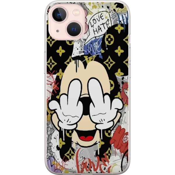 Apple iPhone 13 Läpinäkyvä kuori Mikki Hiiri