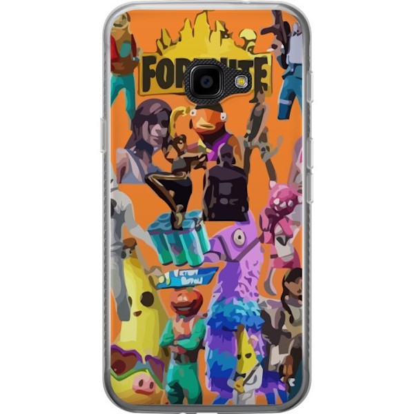 Samsung Galaxy Xcover 4 Läpinäkyvä kuori Fortnite