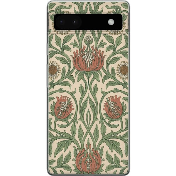 Google Pixel 6a Läpinäkyvä kuori Petali Yksityiskohdat