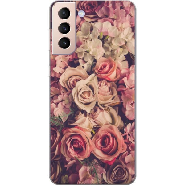Samsung Galaxy S21 Deksel / Mobildeksel - Blomster