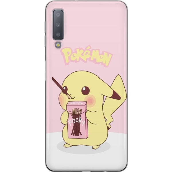 Samsung Galaxy A7 (2018) Gennemsigtig cover Pokemon