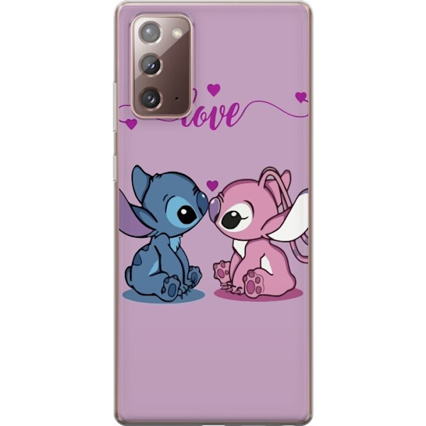 Samsung Galaxy Note20 Gjennomsiktig deksel Lilo & Stitch – A