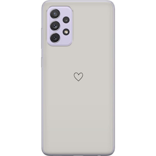 Samsung Galaxy A52s 5G Läpinäkyvä kuori Sydän