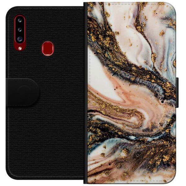 Kompatibelt Plånboksfodral till Samsung Galaxy A20s Extra
