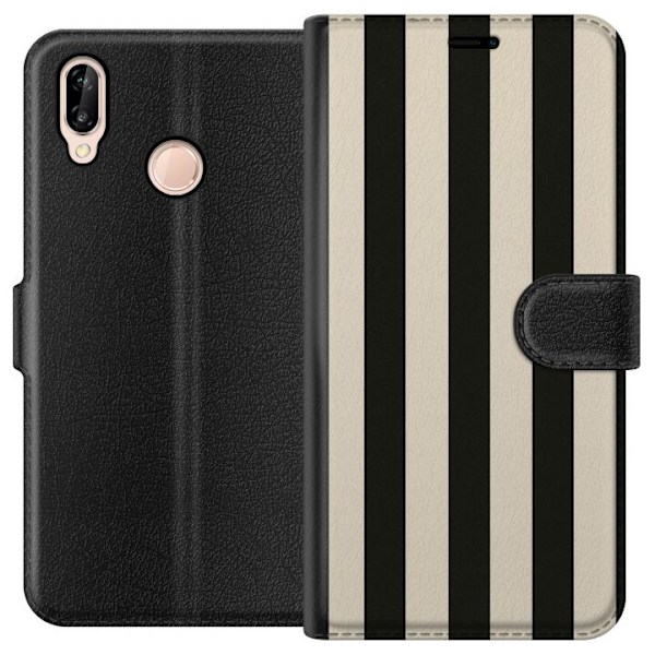 Huawei P20 lite Lommeboketui Linjestrøm