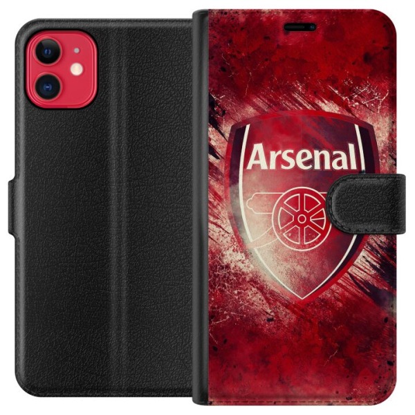 Apple iPhone 11 Plånboksfodral Arsenal Football