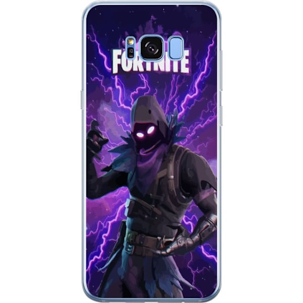 Samsung Galaxy S8+ Genomskinligt Skal Fortnite Raven – Mörk Stridsikon från Battle Royale