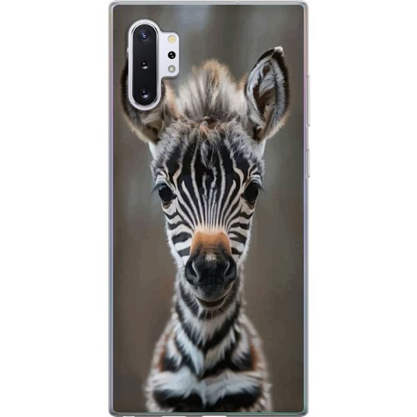 Samsung Galaxy Note10+ Genomskinligt Skal Giraff Djurmotiv Afrika Natur Grafiskt Motiv Savann Vilda Djur Populär Väggkonst Exotiskt Tema