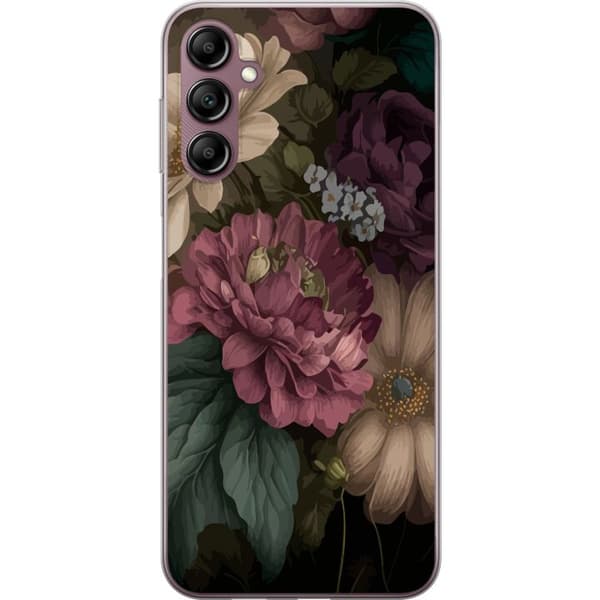 Kompatibelt Mobildeksel til Samsung Galaxy A14 5G Blommor