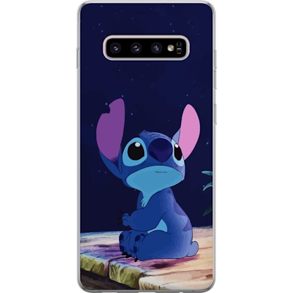 Samsung Galaxy S10+ Genomskinligt Skal Stitch Stjärnor