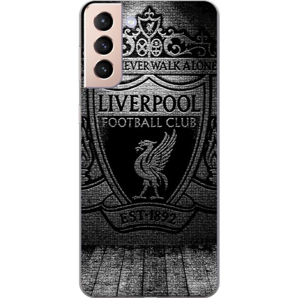 Samsung Galaxy S21 Läpinäkyvä kuori Liverpool FC