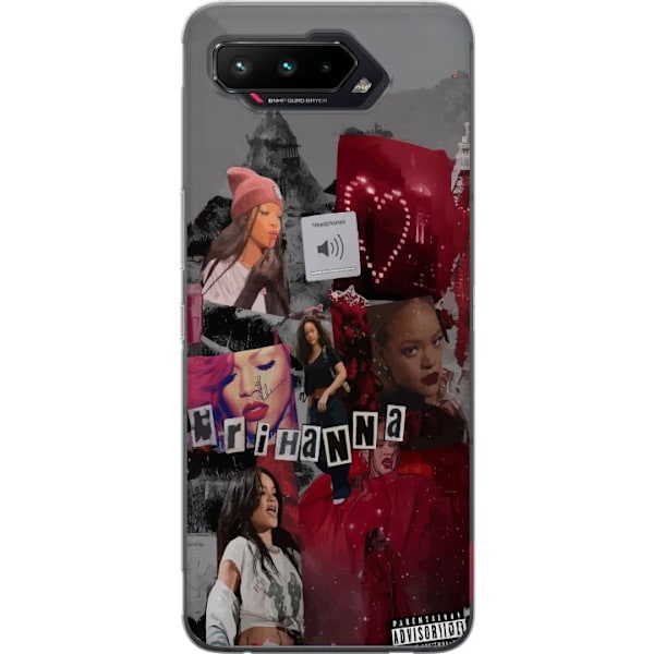 Asus ROG Phone 5 Genomskinligt Skal Rihanna – Iconic Fashion