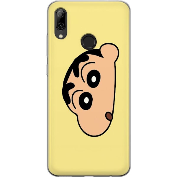 Huawei P smart 2019 Genomskinligt Skal Peeking Shinchan