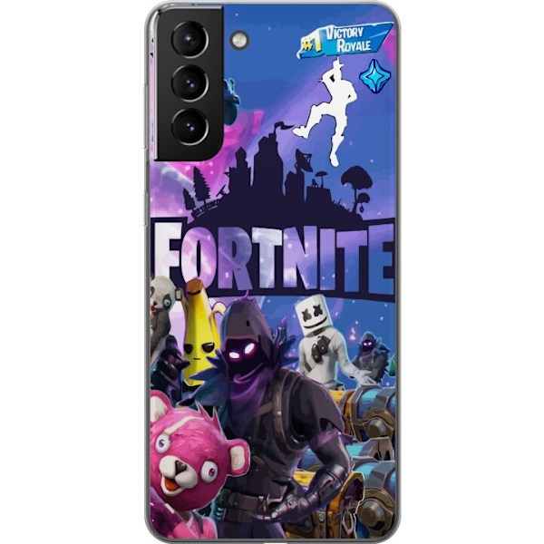 Samsung Galaxy S21+ 5G Läpinäkyvä kuori Fortnite