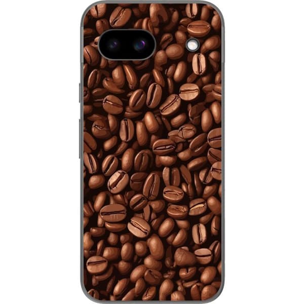 Kompatibelt Mobildeksel til Google Pixel 8a Kaffebönor närbild brun