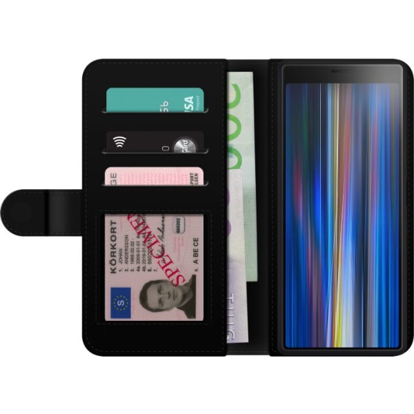 Sony Xperia 10 Sort Etui PU