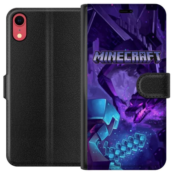 Kompatibel Tegnebogsetui til Apple iPhone XR Minecraft