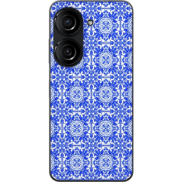 Kompatibelt Mobildeksel til Asus Zenfone 10 Blå mosaikk blå