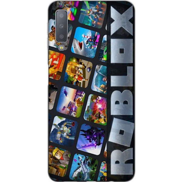 Samsung Galaxy A7 (2018) Läpinäkyvä kuori Roblox
