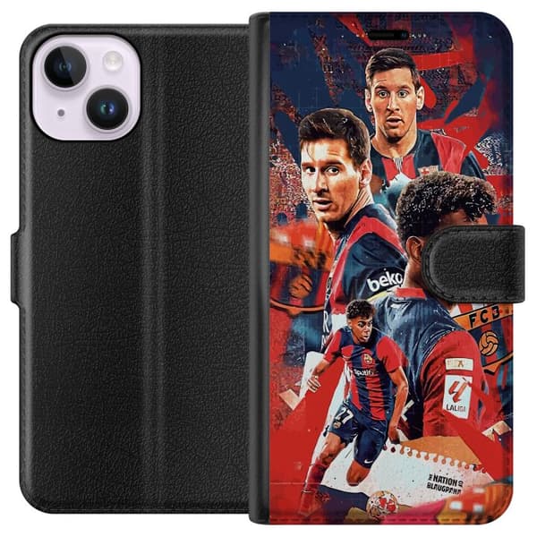Kompatibelt Lommeboketui til Apple iPhone 14 Yamal Lamine x Messi