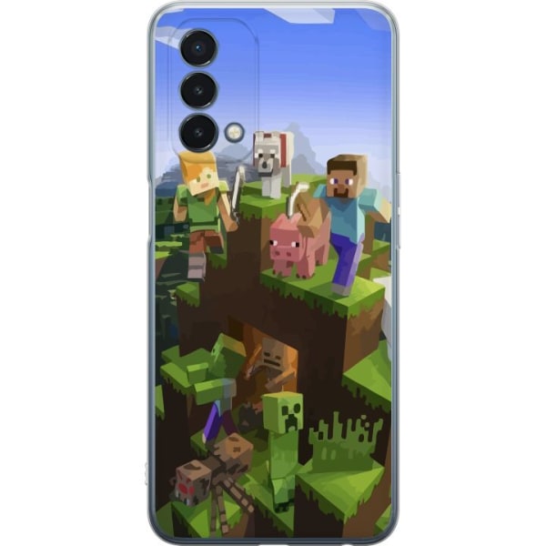 OnePlus Nord N200 5G Läpinäkyvä kuori Minecraft