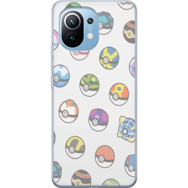 Xiaomi Mi 11 Gennemsigtig cover Pokemon