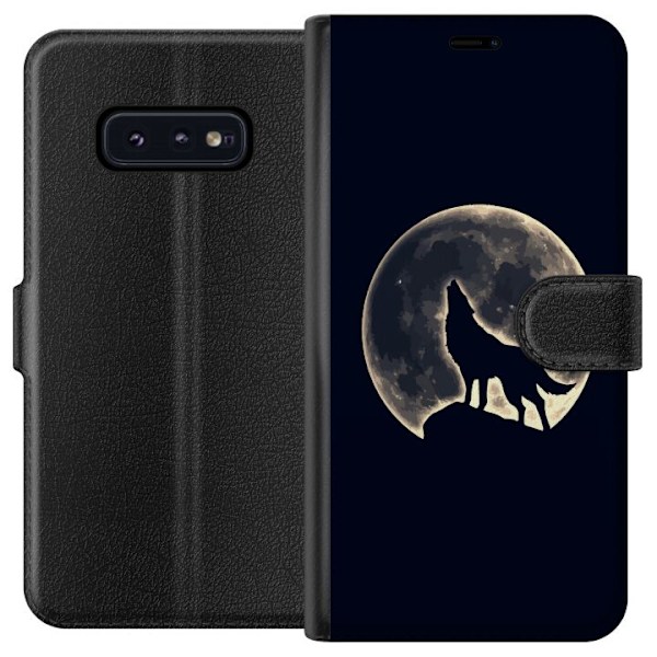 Samsung Galaxy S10e Tegnebogsetui Ulve Måne