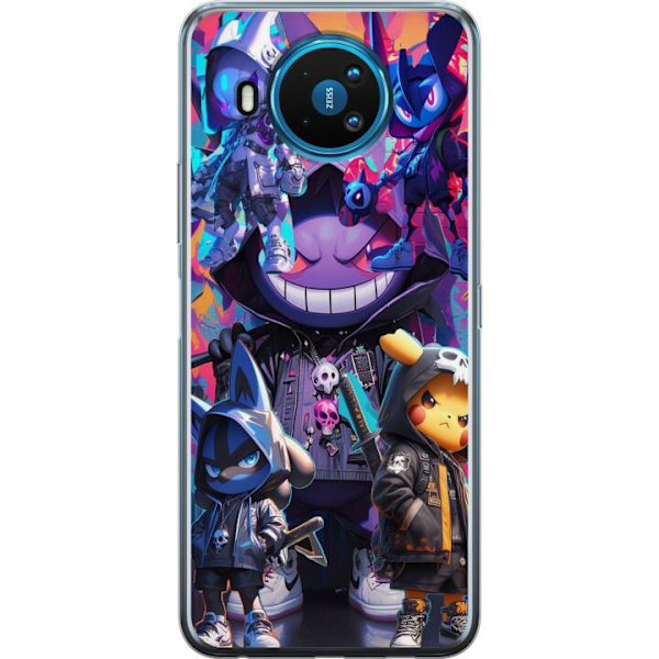 Nokia 8.3 5G Gennemsigtig cover Pokemon