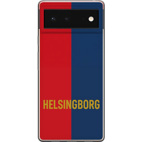 Google Pixel 6 Läpinäkyvä kuori Helsingborg – jalkapallo