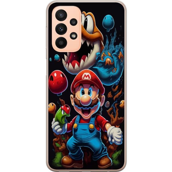 Kompatibelt Mobildeksel til Samsung Galaxy A23 Super Mario