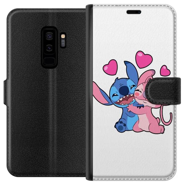 Kompatibelt Plånboksfodral till Samsung Galaxy S9+ Lilo & Stitch