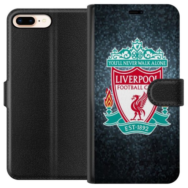 Apple iPhone 8 Plus Lompakkokotelo Liverpoolin Jalkapalloseura