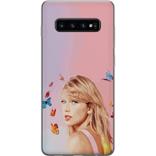 Samsung Galaxy S10 Gjennomsiktig deksel Taylor Swift Sommerfug