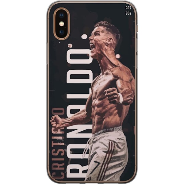 Apple iPhone XS Max Genomskinligt Skal Ronaldo