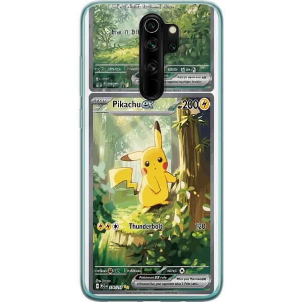 Kompatibel Mobilcover til Xiaomi Redmi Note 8 Pro  Pikachu grøn