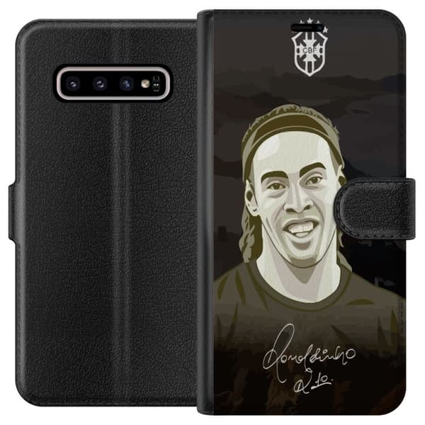 Kompatibelt Lommeboketui til Samsung Galaxy S10+ Ronaldinho