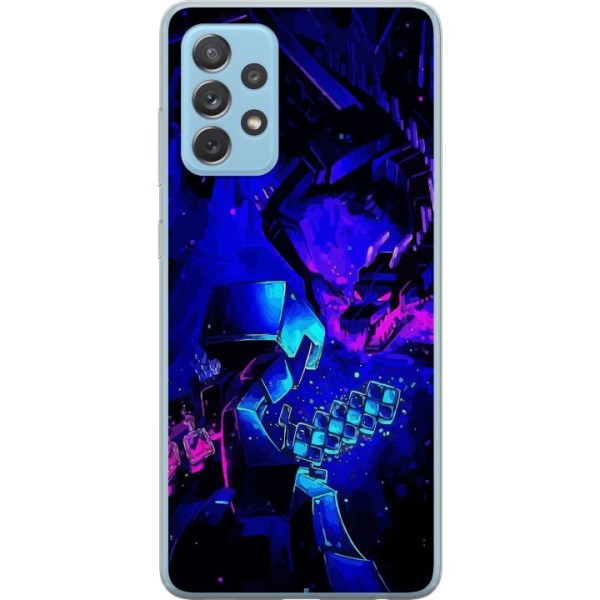 Samsung Galaxy A72 5G Gennemsigtig cover Minecraft