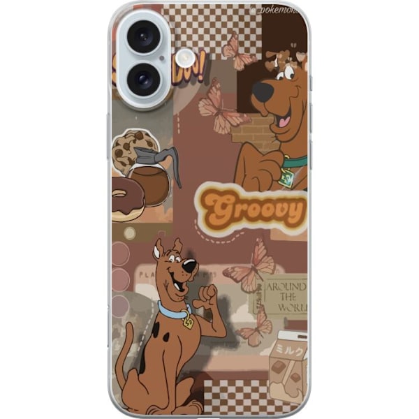 Apple iPhone 16 Plus Läpinäkyvä kuori Scooby-Doo