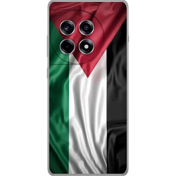 OnePlus 12R Läpinäkyvä kuori Palestiinan lippu – ikoninen