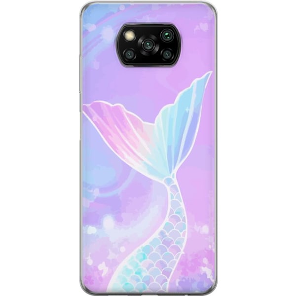 Xiaomi Poco X3 NFC Genomskinligt Skal Sjöjungfru