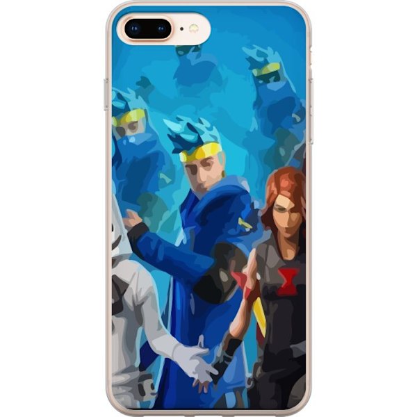 Apple iPhone 7 Plus Läpinäkyvä kuori Fortnite