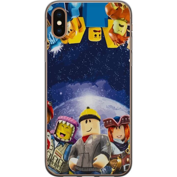 Apple iPhone XS Gennemsigtig cover Roblox