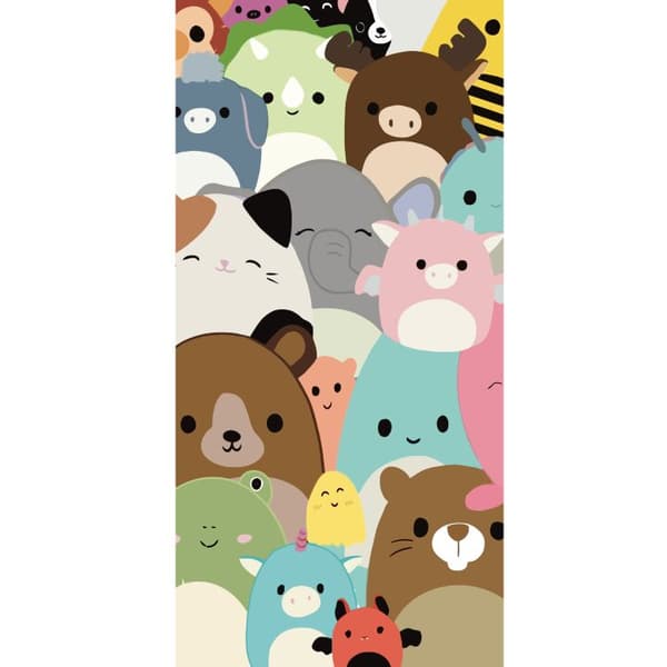 Kompatibel Tegnebogsetui til Apple iPhone 13 Pro Samling søde dyr i kawaii-stil med bløde former, milde farver og venlige ansigter i legende, børneve