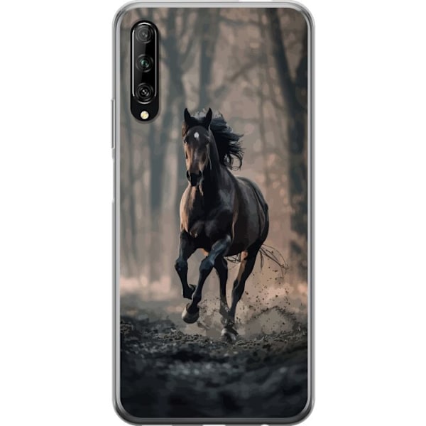 Huawei P smart Pro 2019 Gennemsigtig cover Løbende Hest